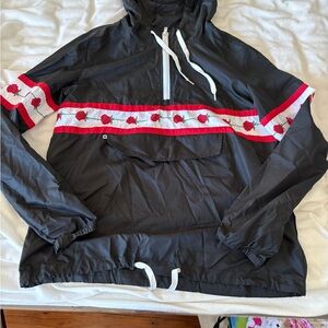 Black and Red Empyre Windbreaker Jacket